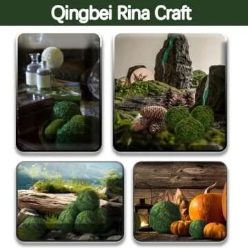 Buy Qingbei Rina Decorative Moss Balls for Home Decor