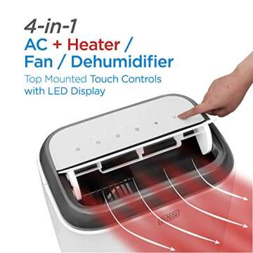 BLACK+DECKER 12,000 BTU Portable Air Conditioner & Heater