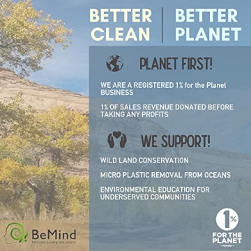 BeMind Coconut Scrubber Eco-Friendly Natural Dish Cleaning Pads