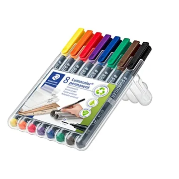Staedtler Lumocolor Permanent Pens Pack of 8 Assorted Colors