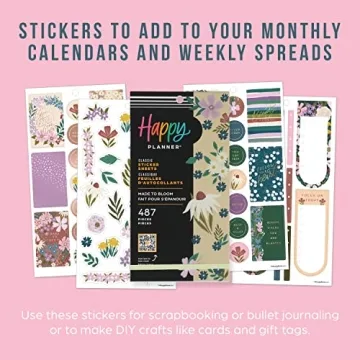 Happy Planner Floral Sticker Pack for Creative Planning