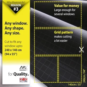 MaximoLife® Ultimate Blackout Blind | Best Light Blocking Solution