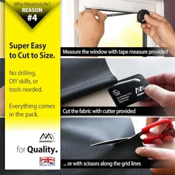 MaximoLife® Ultimate Blackout Blind | Best Light Blocking Solution