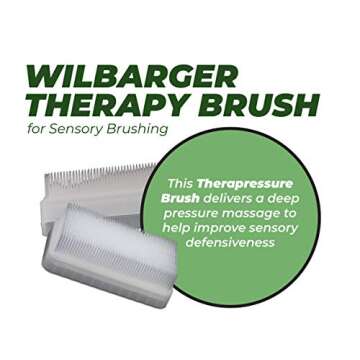 Wilbarger Therapy Brush - Therapressure Brush for Occupational Therapy for Sensory Brushing – Desi...