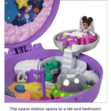 Polly Pocket Saturn Space Explorer Playset with Dolls