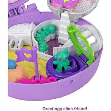 Polly Pocket Saturn Space Explorer Playset with Dolls