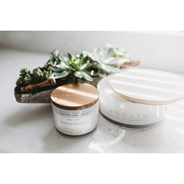 Sand + Fog Teakwood Candle - Luxury Aromatic Experience - 34 oz