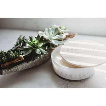 Sand + Fog Teakwood Candle - Luxury Aromatic Experience - 34 oz