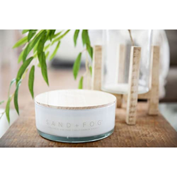 Sand + Fog Teakwood Candle - Luxury Aromatic Experience - 34 oz