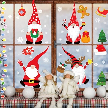 Funnlot Christmas Window Clings - 316PCS Holiday Stickers