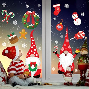 Funnlot Christmas Window Clings - 316PCS Holiday Stickers