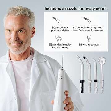 Boka Advanced Water Flosser - Cordless, Dentist Recommended