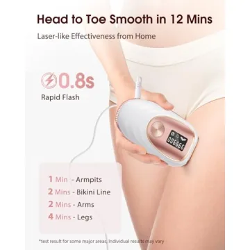 LYSMOSKI IPL Hair Removal Device with Cooling Tech