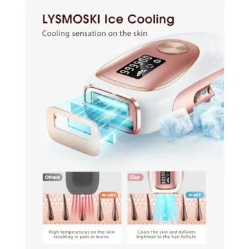LYSMOSKI IPL Hair Removal Device with Cooling Tech
