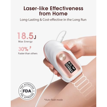 LYSMOSKI IPL Hair Removal Device with Cooling Tech