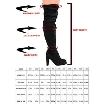 Wild Diva AMAYA-01 Women's Thigh High Stretch Boot - Trendy High Heel Shoe - Sexy Over The Knee Pullon Boot - Comfortable Easy Heel - Black (7.5)