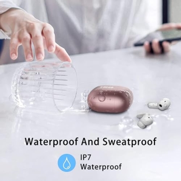 Wireless Earbuds Bluetooth 5.4 - 40H Playtime, IP7 Waterproof