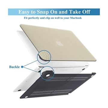 Funut Crocodile Leather Case for MacBook Air 13 Inch