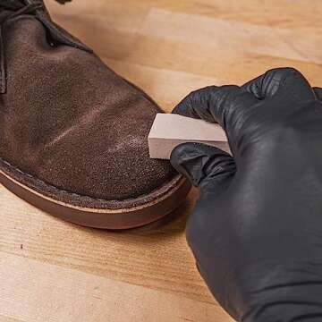 Angelus Suede & Nubuck Cleaner Kit – Premium Suede Shoe Cleaner with Brush & Eraser for Shoes, Boots, Bags, Jackets & More