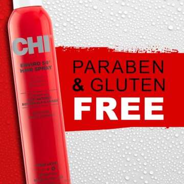 CHI Enviro 54 Hairspray, Firm Hold, Lightweight Spray Finishes & Secures Hairstyles, Sulfate, Parabe...