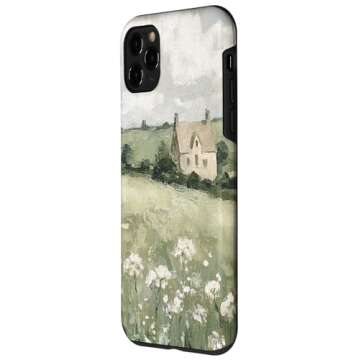 iPhone 11 Pro Vintage Cottage Spring Oil Painting English Countryside Case