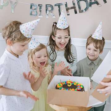 Gold Number 6 Candle Happy Birthday 3D Number Candles for Birthday Cake Party Decoration Wedding Anniversary Celebration Supplies