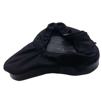 Ergo21 Liquicell Bicycle Seat Cushion Cover for Men & Women | Exercise Bike Seat Cushion with Water ...