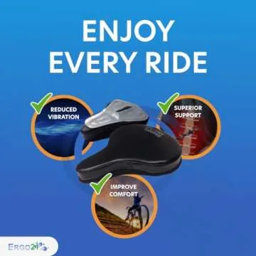 Ergo21 Liquicell Bicycle Seat Cushion for Optimal Comfort
