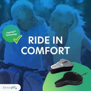 Ergo21 Liquicell Bicycle Seat Cushion for Optimal Comfort