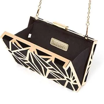 Elegant CARIEDO Velvet Clutch for Weddings and Parties