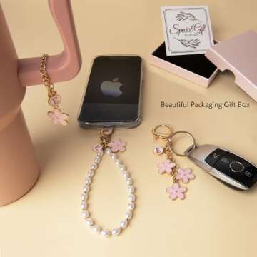 HONYJOOM Cute Personalized Keychains for Women Girls