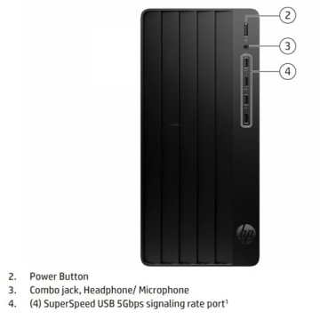 HP Desktop Computer Tower for Home Student & Business, 13th Gen Intel Quad-Core Processor, 16GB DDR4...