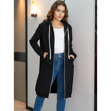 Cozy Full Zip Hoodies for Women by Ablanczoom