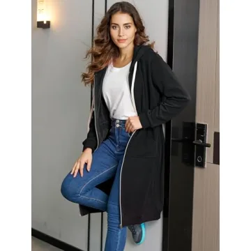 Cozy Full Zip Hoodies for Women by Ablanczoom