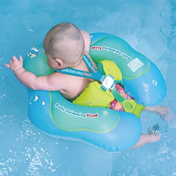 Free Swimming Baby Inflatable Float with Sun Canopy