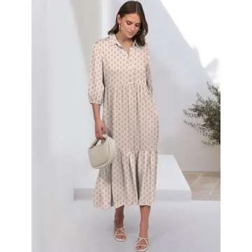 Shop ANRABESS Women’s Summer Floral Maxi Dress