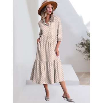 Shop ANRABESS Women’s Summer Floral Maxi Dress