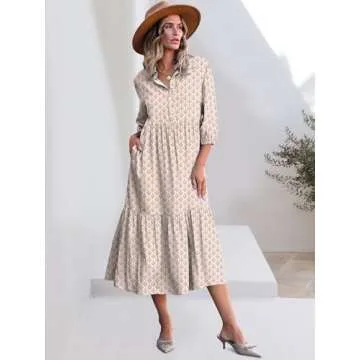 Shop ANRABESS Women’s Summer Floral Maxi Dress