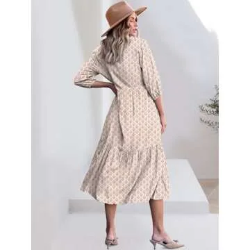 Shop ANRABESS Women’s Summer Floral Maxi Dress