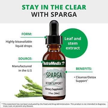 NutraMedix Sparga Tincture for Digestive Cleansing Support