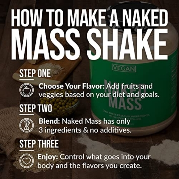 Naked Vegan Mass - Premium Vegan Weight Gainer Protein