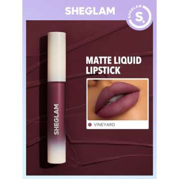 SHEGLAM Matte Allure Liquid Lipstick - Long Lasting & Nourishing