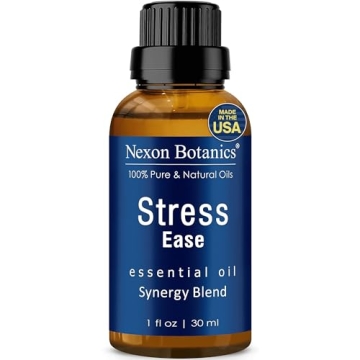 Stress Ease Essential Oil Blend 30 ml - Stress Relief & Calm Essential Oil for Diffusers & Aromather...