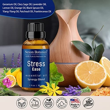 Stress Ease Essential Oil Blend for Ultimate Relaxation