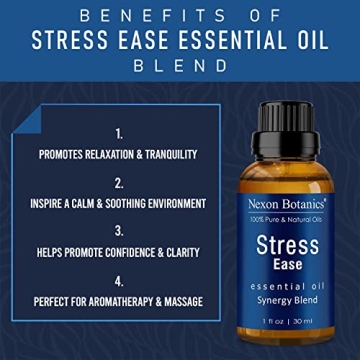 Stress Ease Essential Oil Blend for Ultimate Relaxation