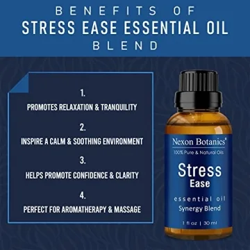 Stress Ease Essential Oil Blend for Ultimate Relaxation