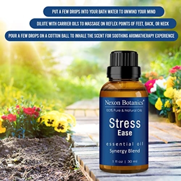 Stress Ease Essential Oil Blend for Ultimate Relaxation
