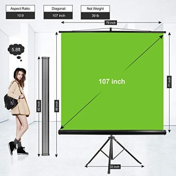 EMART 107" Green Screen Stand for Easy Video Production