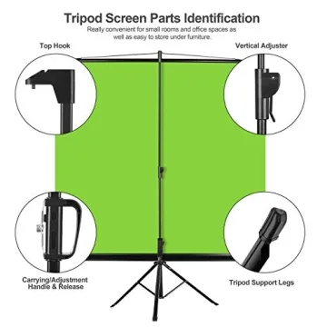 EMART 107" Green Screen Stand for Easy Video Production