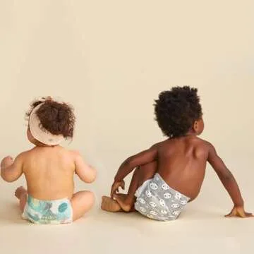 The Honest Company Clean Conscious Diapers | Plant-Based, Sustainable | Above It All + Pandas | Club Box, Size Newborn, 72 Count